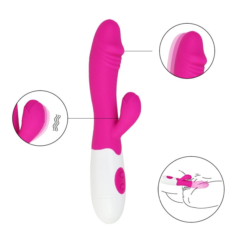 PRIME TOYS Sora Klitoris ve G-Spot Uyarıcı 2 in 1 Rabbit Vibratör