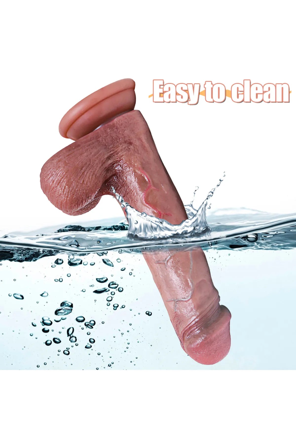 Dildo - Ultra Yumuşak Çift Katmanlı Mavi Damarlı Realistik Yapay Penis