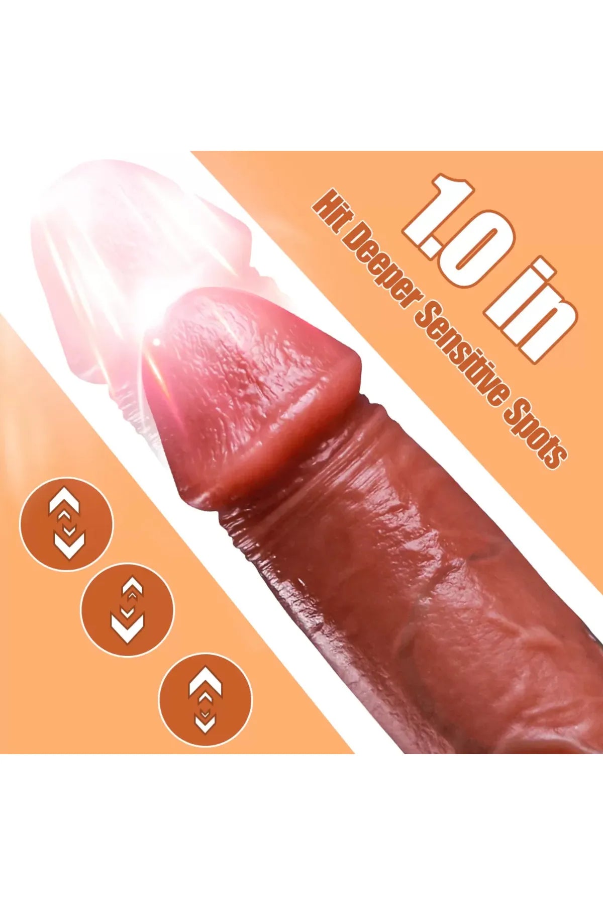 Master Perfection Dildo Micheal - Isıtmalı Ileri Geri Hareketli Ve Rotasyonlu Gerçekçi Damarlı Yapay